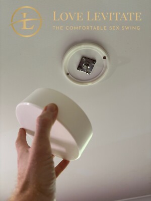 Love Levitate Sex Swing Hook Cover Fake Smoke Alarm Hidden Sex Swing Mount