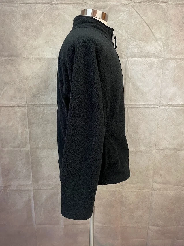 Merona Women's Fleece Jacket Full Zip Black Size XL - Image 4 of 4