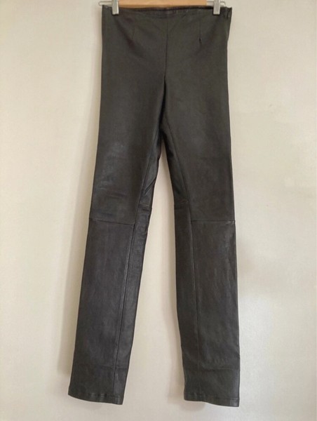 leggings de piel massimo dutti
