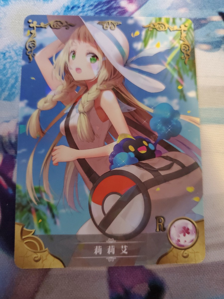Goddess Story Doujin Prism R Card - Lillie - Pokemon | eBay