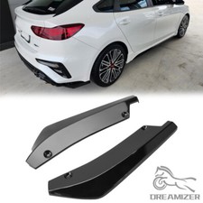 For Kia Cerato 2004-2023 Black Rear Bumper Lip Diffuser Splitter Canard Spoiler