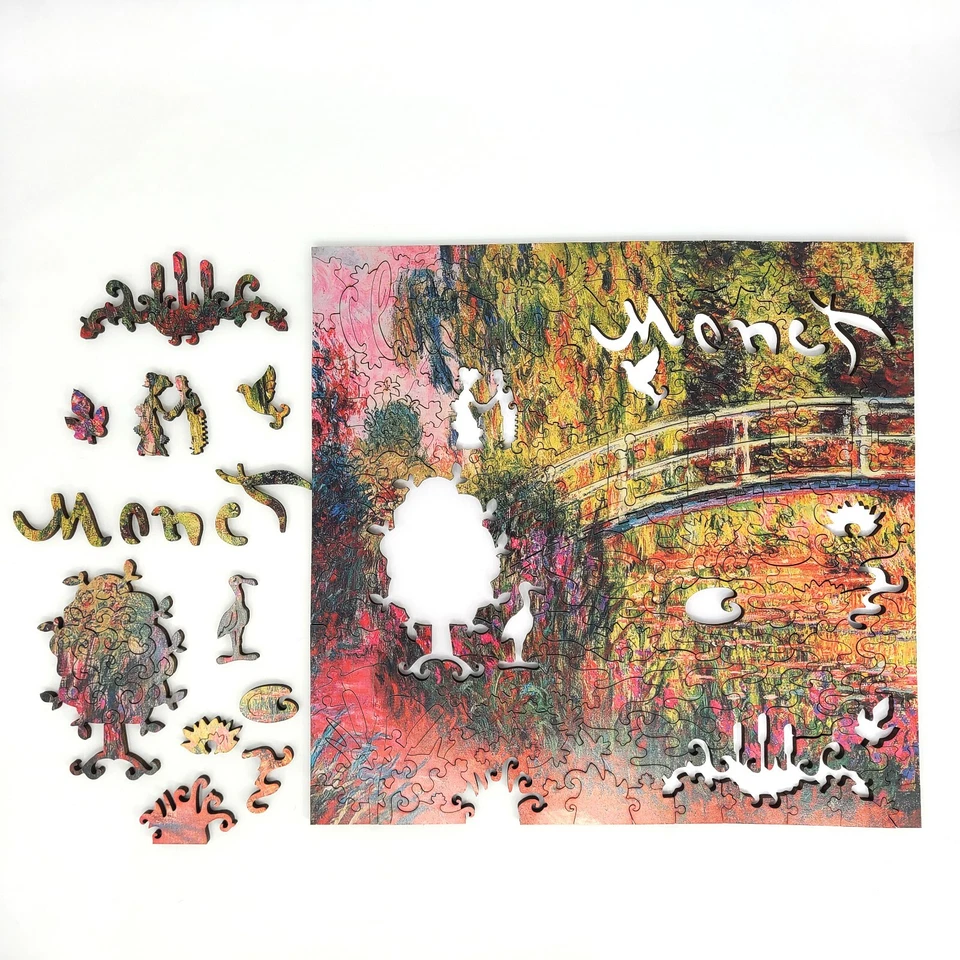 Rompecabezas de madera para adultos de FoxSmartBox - 210 piezas - Water-Lily Pond Foto 2 de 4