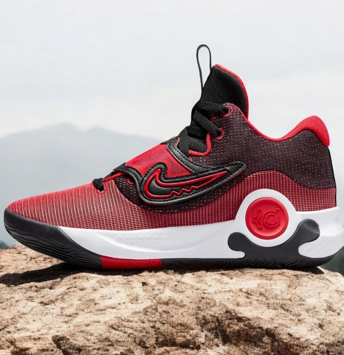 NIKE KD Trey 5 X (US Size 14) Black University Red Men display picture 2