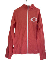 Majestic Athletic Women's Cincinnati Reds Scoring Full-zip Jacket Medium