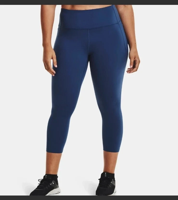 UNDER ARMOUR Women's UA Meridian Crop Legging Indigo Plus Size 1X