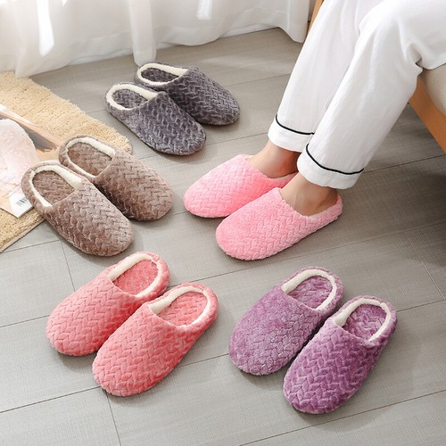 Soft Fleece Slide Slippers Indoor 