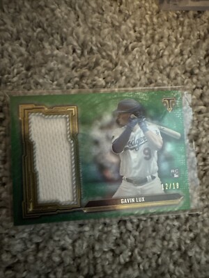 2020 Topps Triple Threads - Single Jumbo Relics #SJR-GLU Gavin Lux /36 (MEM, RC)
