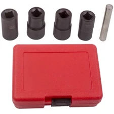 Twist Socket Damaged Worn Wheel Locking Lug Nut  Tool 17 19 21 22mm 1/2 Inch