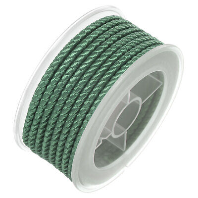 Uxcell Nylon Thread Twine Beading Cord 3mm Braided String 4M/13 Feet, Pale Green Other Beads & Jewellery Making