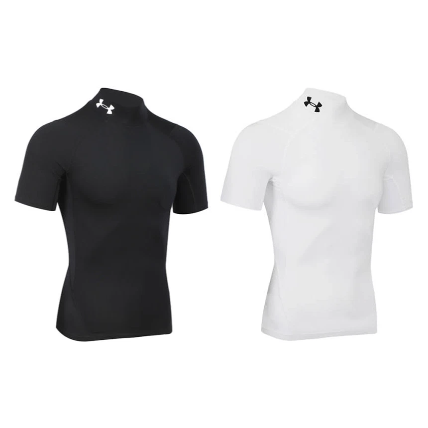 Underarmour HeatGear Compression Mock Neck T-shirt (1372586) Gym Underlayer Top
Opens in a new windo
