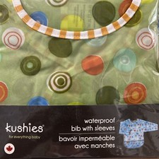 Kushies Waterproof XL Bib With Sleeves 4-6yr New Crafts Eating Multicolor Unisex