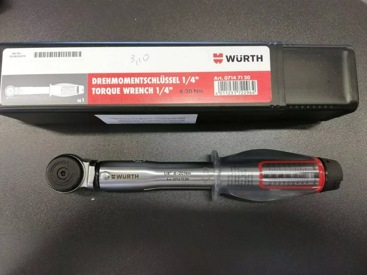 Wurth Torque Wrench 1/4