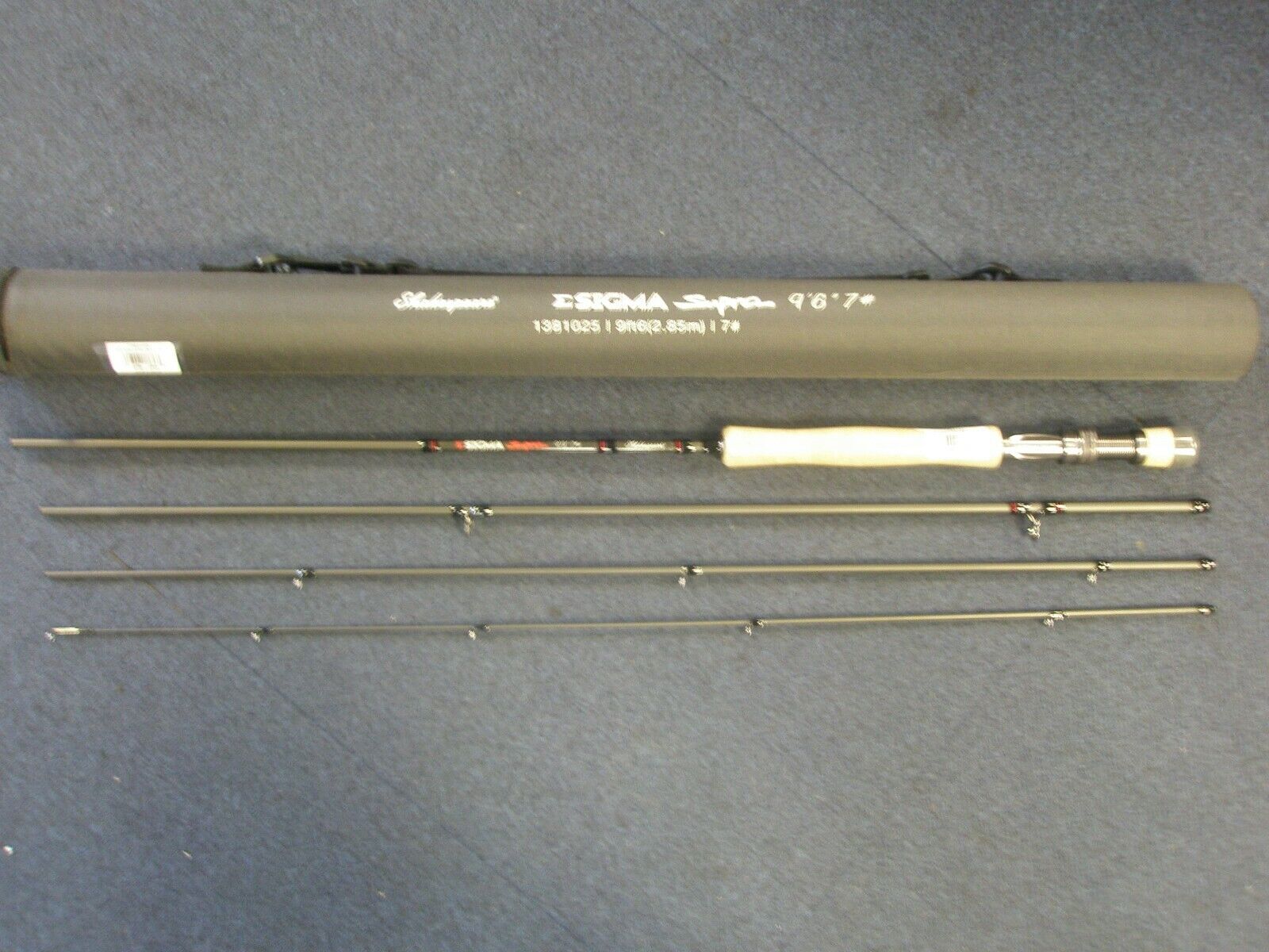 Shakespeare Sigma Supra 4pc Fly Rod + Cordura Tube ALL VARIETIES Fishing  tackle