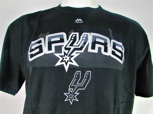 San Antonio Spurs NBA Majestic Men's Plus Size Black Short Sleeve Shirt - Picture 2 of 5
