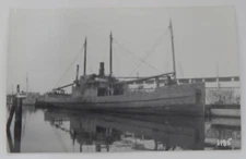 Steamship Steamer DAISY GRAY real photo postcard RPPC