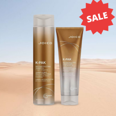 Joico K-Pak Reconstructing Shampoo 10.1 Oz and Conditioner 8.5 Oz Duo, Brand New