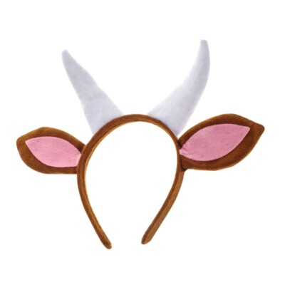 Soft Goat Lamb Headband Animal Stage Hair Hoop for Kids Shows