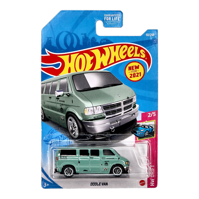 HOT WHEELS Dodge Van Green Ram HW Drift GRX21 2021 | eBay