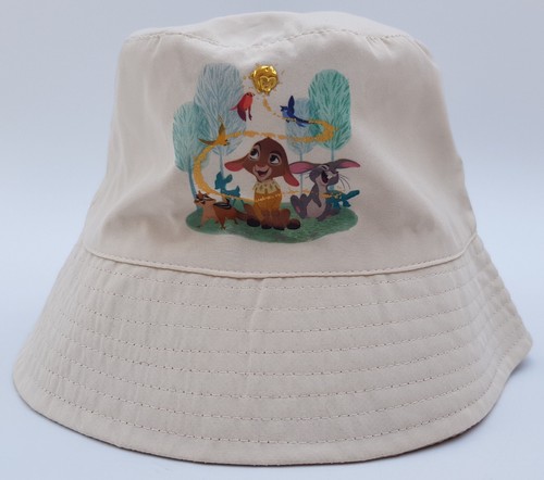 Disney Store Parks Wish Star Movie Bucket Hat Cream Fabric Adult Valentino Goat - Picture 2 of 14