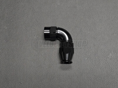 Vibrant 18in PTFE Hose Assy w/6AN Female Fittings Straight/90 Deg