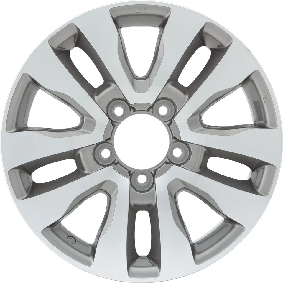 Llanta de aleación gris mecanizada de 20" x 8" 2008-2022 nueva para Toyota Tundra Sequoia Foto 2 de 4