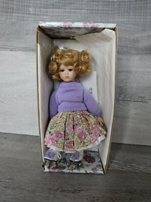 Vtg Signed Porcelain Doll Gustave Wolff Wimbledon Collection Hand Painted Susie 