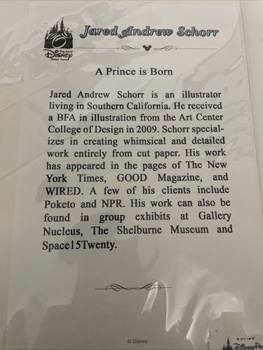 Parchi Disney Un principe è nato stampa di Jared Andrew Schorr SPEDIZIONE GRATUITA - Foto 12 di 14