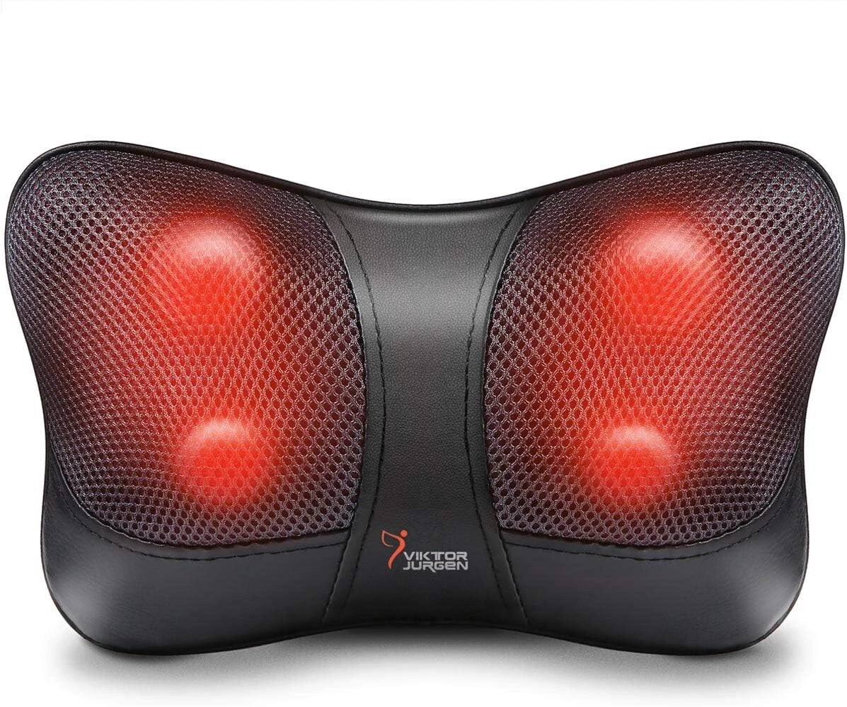 VIKTOR JURGEN Back Massager, Neck Massager with Heat, Shiatsu