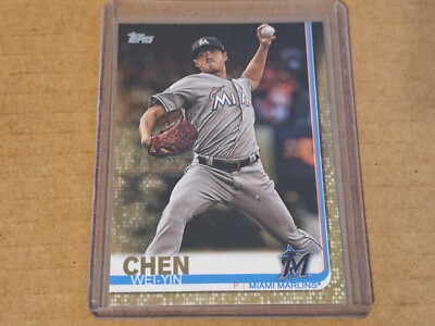 2019 Topps #479 Wei-Yin Chen Gold SP #/2019 Nmmt