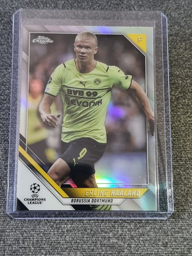 2021-22 Topps Chrome UEFA UCL - Erling Haaland #200 refractor Dortmund BVB