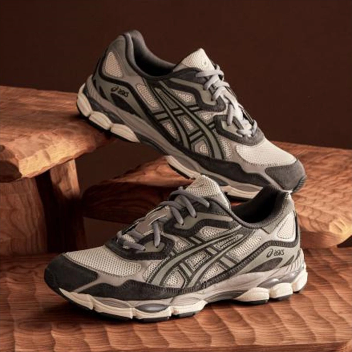 ASICS SPORTSTYLE GEL-NYC OATMEAL OBSIDIAN GREY 1201A789-250 US 12  29.5cm  | eBay
