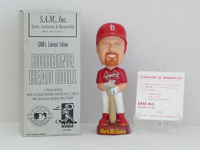 MLB SAM's Limited Edition Bobble Head Doll Lou Gehrig NY Yankees