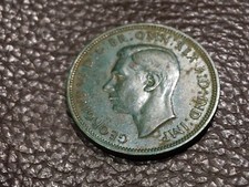 1947 GEORGE VI HALF PENNY