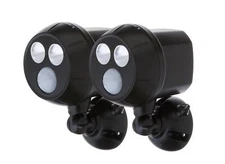 New Mr. Beams NetBright Motion Activated Spotlights 2Pk MBN391- Black