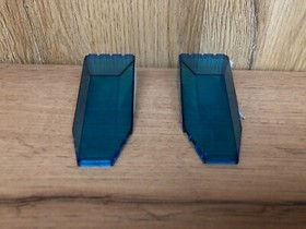 Lego 2x Windscreen 10x4x2 1/3 Stickers 2507pb05 Window Monorail 6991 Unitron