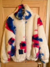 Off-white™’s Faux-fur Zip Anorak Coat