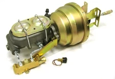 1955-57 Chevy 7" Disc Disc Dual Power Booster + 1-1/8 Master Cylinder & Bracket