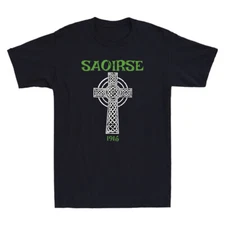 Saoirse 1916 Freedom Irish Republican With Celtic Cross Vintage Men's T-Shirt