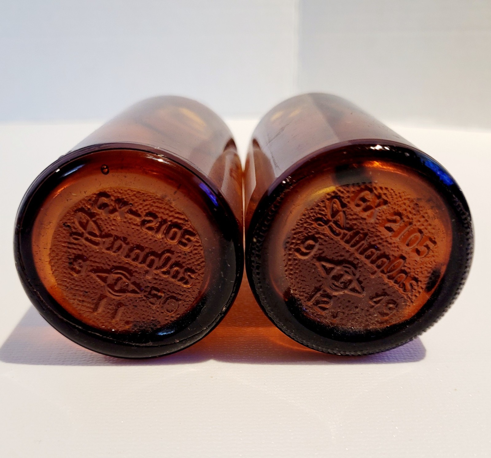 (2) VTG "LITTLE WALLY" 7 OZ BEER BOTTLES FROM WALTER BREWING CO, EAU CLAIRE WI