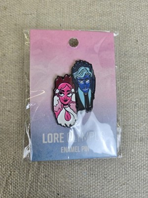 2021 LORE OLYMPUS COUPLE PERSEPHONE AND HADES ENAMEL PIN NEW