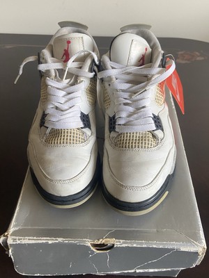 Air Jordan 4 Retro 1999 White Cement Nike OG Original Box Collectors Shoe