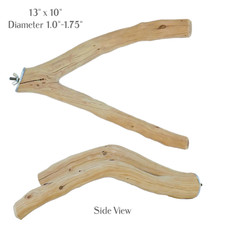 Large Manzanita Parrot Perch 13"x 10", diameter 1.00"-1.75"  1005-BP6