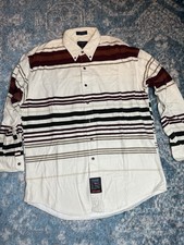 Vintage Ralph Lauren Chaps Button Up Shirt Size Large Western Cotton Polo RL