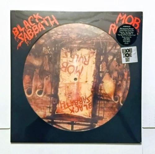 SEALED - BLACK SABBATH - MOB RULES PICTURE DISC 2021 RECORD STORE DAY Dio