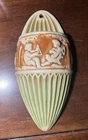 Antique Roseville Donatello Art Pottery 10-Inch Wall Pocket Vase c.1916