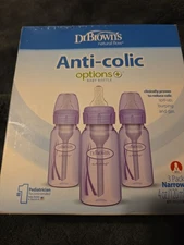 Dr. Brown's Options+ Anti-Colic Baby Bottle  - 8oz/3pk™