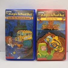 Magic School Bus: Inside the Haunted House 1997 VHS Blows It’s Top Hard Case