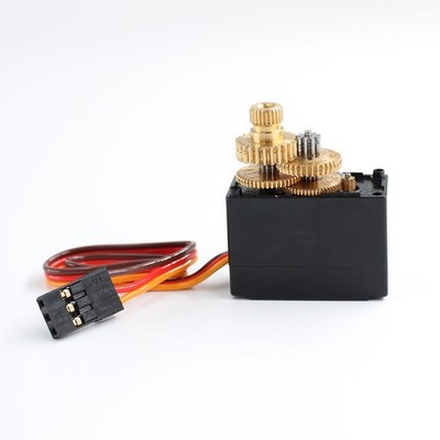 RC Car Upgrade Zubehör 17g 3-Draht Metall Servo für WLtoys124007 184016 124008