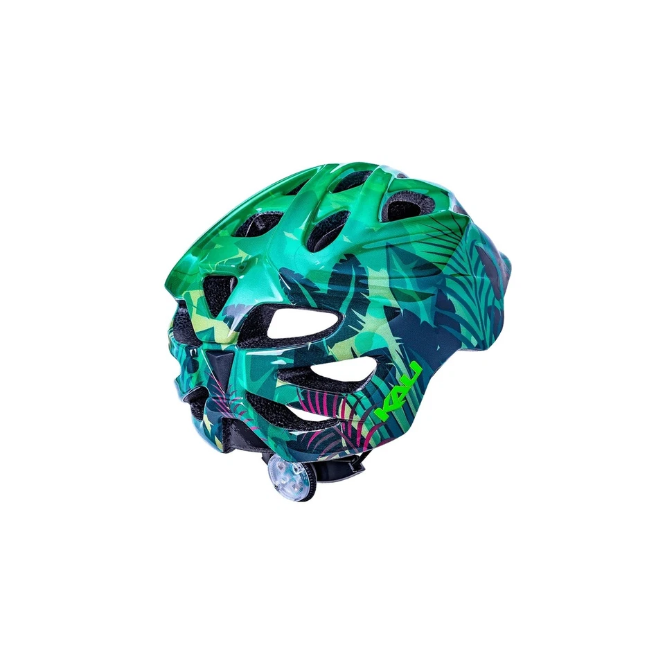 Casco de ciclismo KALI PROTECTIVES Chakra niño iluminado selva verde brillante Foto 3 de 4