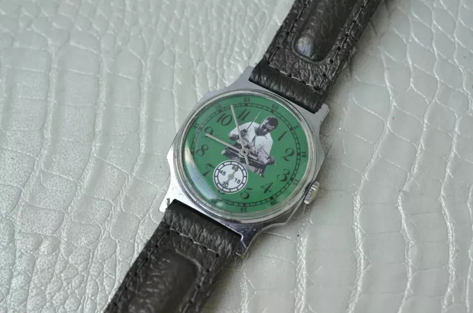 Drummer Buddy Rich WATCH ZIM-POBEDA Vintage Wrist Soviet Mechanical View 6